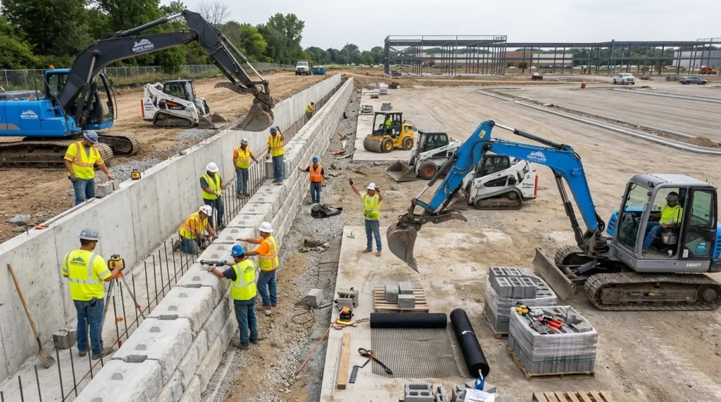 Retaining Walls North Shore - Commercial 1